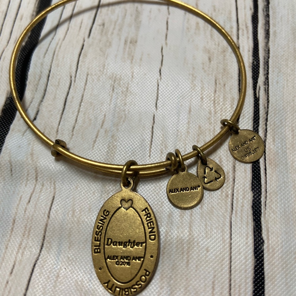 Alex and Ani daughter bracelet